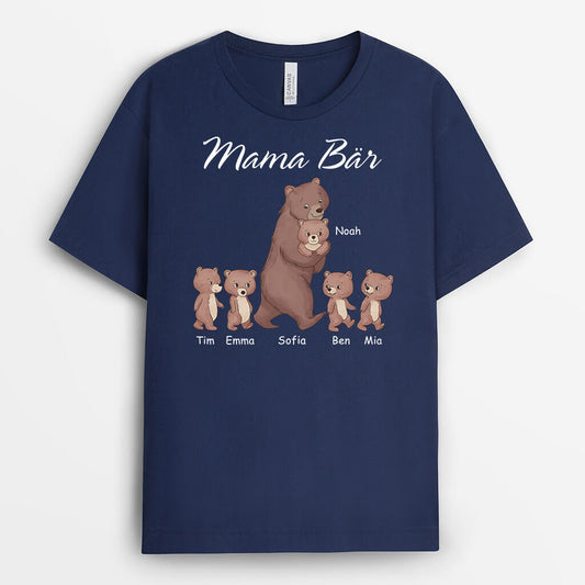 3325AGE2 papa opa bar schwarzes t shirt fur herren personalisiert