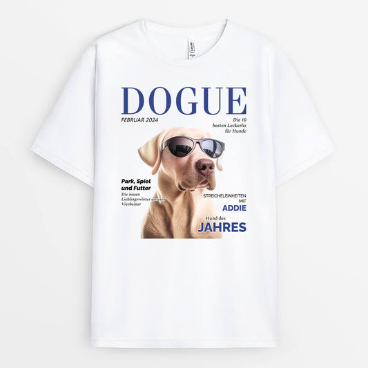 3326AGE1 dogue personalisiertes t shirt mit foto fur hundebesitzer