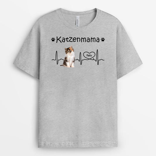 3327AGE2 hunde elektrokardiogramm personalisiertes t shirt fur hundeliebhaber mit foto