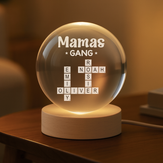 3402LGE omas gang kristallkugel kreuzwortratsel personalisiert oma mama 3402lsf5i