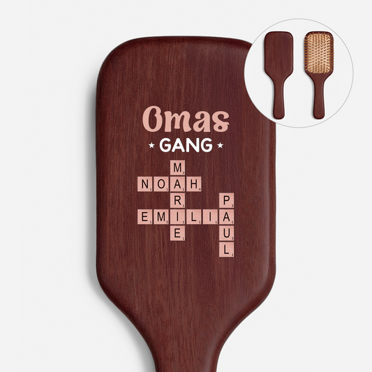 3402QGE1 omas gang personalisiertes kreuzwortratsel geschenk sandelholz haarburste omamama 3402qst5i_d9a8d52d 0122 4218 8239 614ccd14ae48