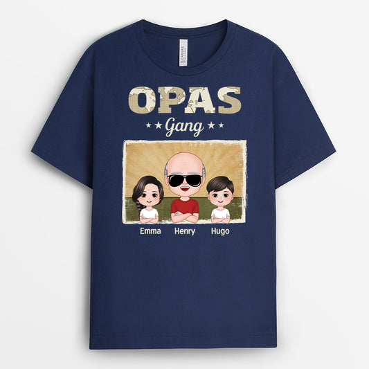 3409AGE1 papas opas bande personalisiertes t shirt fur herren im retro stil