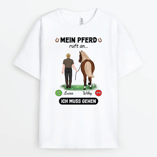 3426AGE1 meine pferde rufen menschen und pferde personalisiertes t shirt fur pferdeliebhaber_6197e79d a379 42b2 9670 cd0ff4b8983b