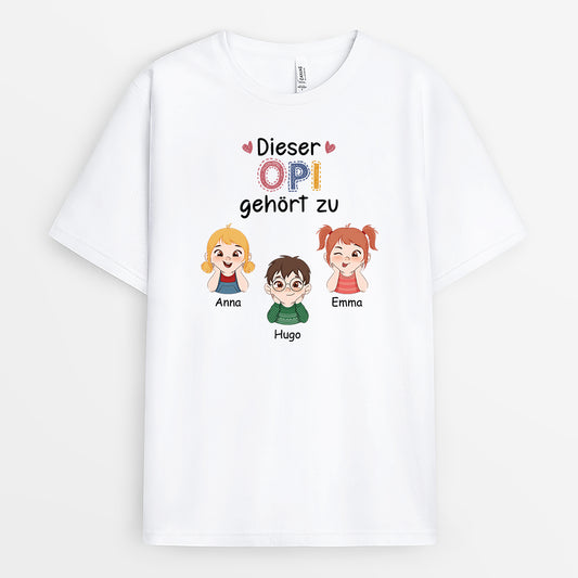 3452AGE1 dieser opa gehort zu personalisiertes t shirt fur opas mit kinder cartoon und schriftzug in bunten farben 3452_1