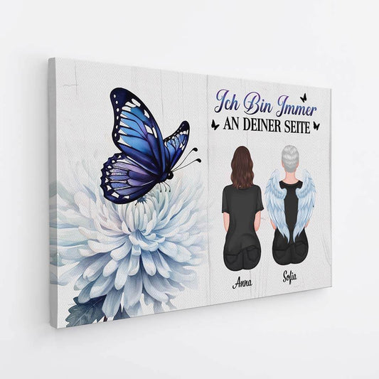 3555CGE2 ich bin immer an deiner seite personalisierte leinwand zur erinnerung an oma