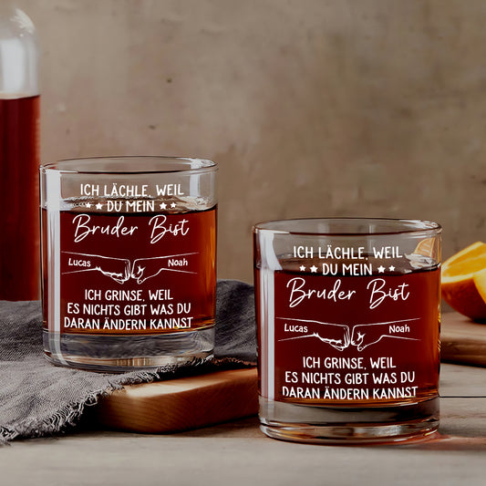 3558IGE1 ich lachle weil du mein bruder bist personalisiertes whiskyglas_ bruder beste freunde 3558i6p5e