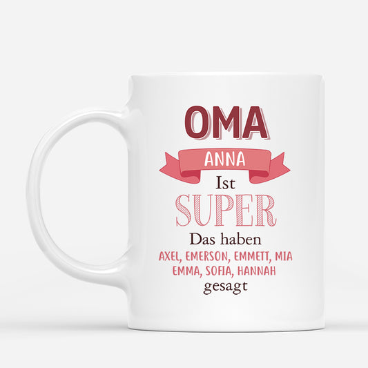 3564MGE1 oma mama ist super perrsonalisierte tasse fur frauen_b58bd1e7 0117 4340 a99b 0576a11371d0