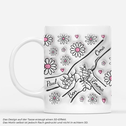 3599MGE1 oma mama und enkelkinder hand in hand personalisierte tasse mit 3d inflated effekt fur omas_1e729003 f4ee 4aa6 b201 1c83071cd71e