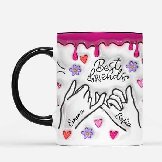3625MGE2 3d druck effekt beste freunde personalisierte beste freunde tasse