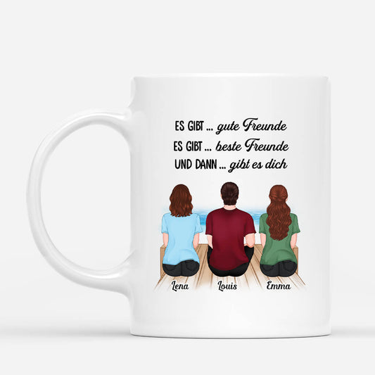 3643MGE1 es gibt gute freunde es gibt beste freunde und dann gibt es euch personalisierte tasse fur beste freunde