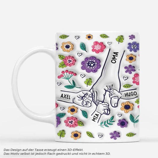 3644MGE1 oma und enkelkinder blumen hand in hand personalisierte tasse mit 3d inflated effekt fur omas_4aa0e426 4ef8 4997 870e 9d6f882a6ca4