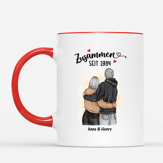 3653MGE2 zusammen zeit personalisierte tasse fur paare zum jahrestag