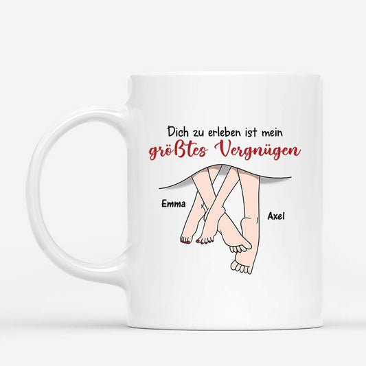 3654MGE1 dich zu erleben ist mein grosstes vergnugen lustige tasse fur paare personalisieren