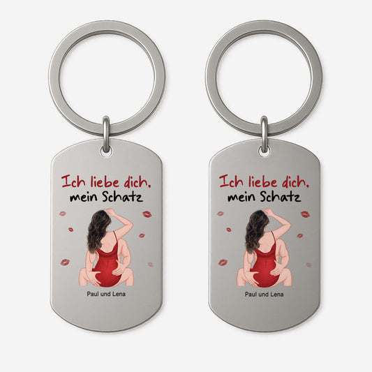 3671JGE1 ich liebe dich schatz aluminium schlusselanhanger personalisiert paar_ 3671J6Q5G