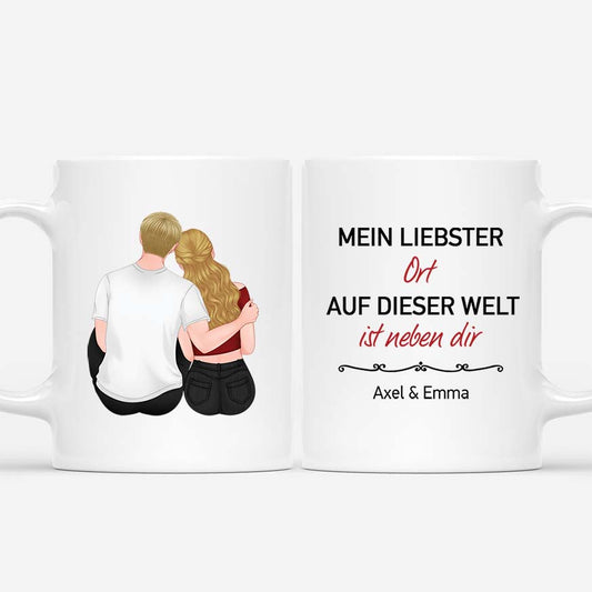 3742MGE1 mein liebster ort auf dieser welt ist neben dir personalisierte tasse fur paare