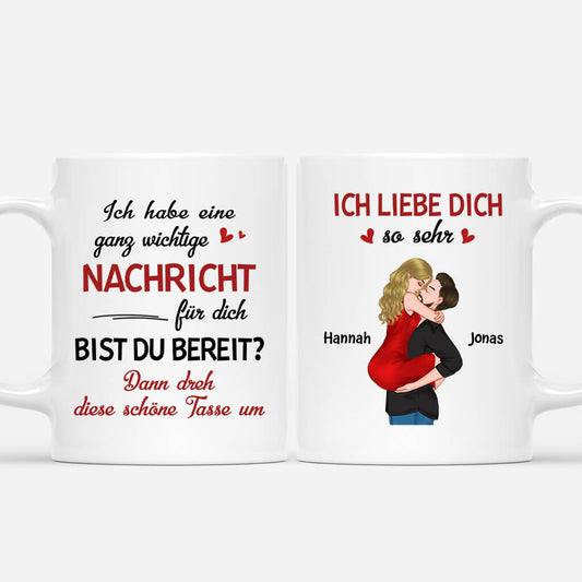 3752MGE1 ich habe eine ganz wichtige nachricht fur dich personalisierte tasse fur paare