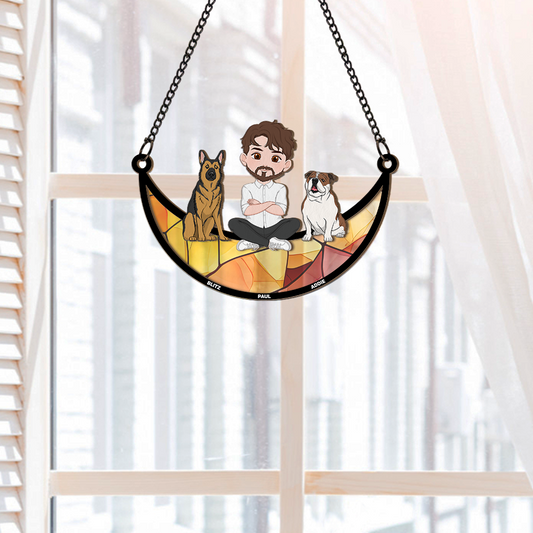 3795UGE2 madchen und ihre hunde sonnenfanger personalisiert hunde 3795U5H0C