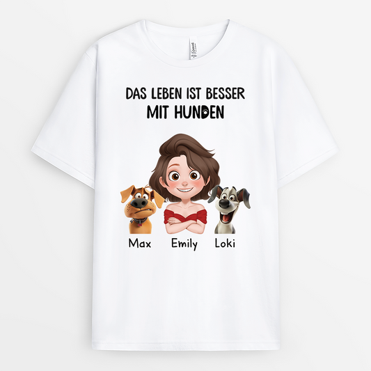 3903AGE1 das leben ist besser mit hunden personalisierte hunde t shirts 3903A5N0C_0f382b53 cf13 430e a284 7ec3e4b171a0