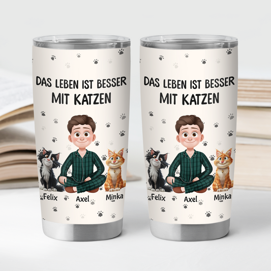 3903TGE2 das leben ist besser mit katzen personalisierter thermobecher 20oz fur katzenliebhaber 3903T5N0D_be19807f 7eaf 436f b380 5e94f761cf4d