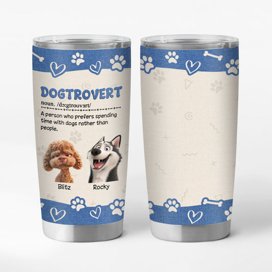 3910TGE1 definition dogtrovert personalisierter thermobecher 20oz fur hundeliebhaber 3910T3M5C
