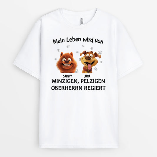3921AGE1 mein leben wird von winzigen pelzigen oberherren regiert lustiges t shirt hund personalisiert 3921A5K5C_c06085f5 41ae 48a7 81aa 596e10399606