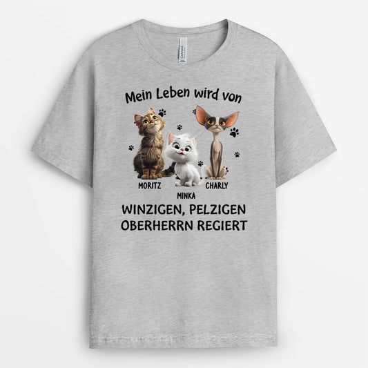 3921AGE2 mein leben wird von winzigen pelzigen oberherren regiert lustiges t shirt katze personalisiert 3921A5K5C_6bd55792 627e 463c b02b d77d5667c1d5