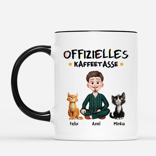3939MGE2 offizielle tasse katzen tasse personalisiert_ cartoon buntstifte 3939M8L0D