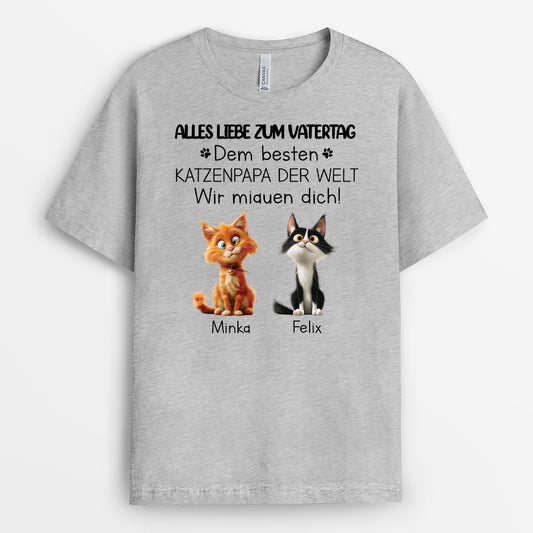 3969AGE2 vatertag katzenpapa wir miauen dich weisses t shirt katze personalisiert 3969A8T5D_b1b59371 e71a 4b50 a941 27d6f120a48a