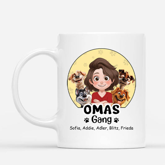 3983MGE1 mamas gang personalisierte tasse fur hundemama cartoon 3983M6K8D