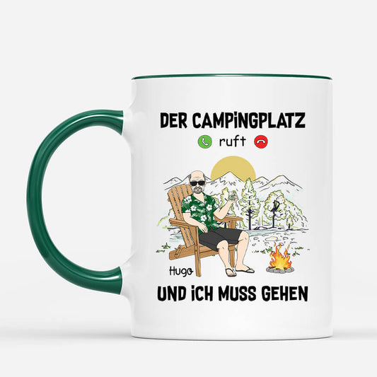 3984MGE2 der campingplatz ruft und ich muss gehen personalisierte camping tasse fur frauen 3984M6M8C