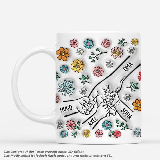 4002MGE1 3d druck effekt hand in hand blumen mama tasse personalisiert_ 4002M3I5A