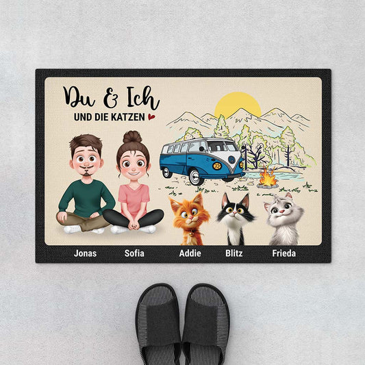 4004DGE1 du ich und die katzen personalisierte fussmatte katze 4004D9M0D_66d6c210 1114 496f 87dd 2efd961fe422