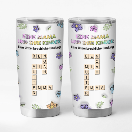 4010TGE1 3d druck effekt mama kinder eine unzerbrechliche bindung personalisierter thermobecher 20oz fur mamas 4010T5N5A