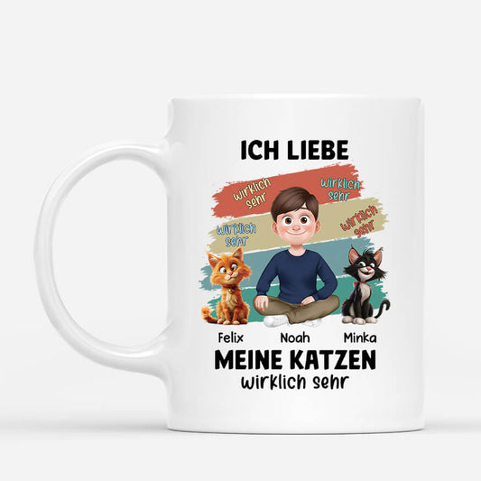 4022MGE1 ich liebe meine katze wirklich sehr personalisierte tasse katzenpapa 4022M6K0D
