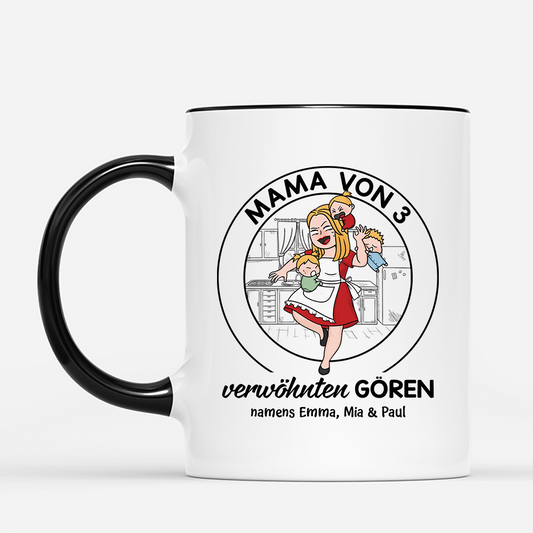 4046MGE2 mama eines verwohnten gors lustige mama tasse personalisiert_ 4046M5H8A