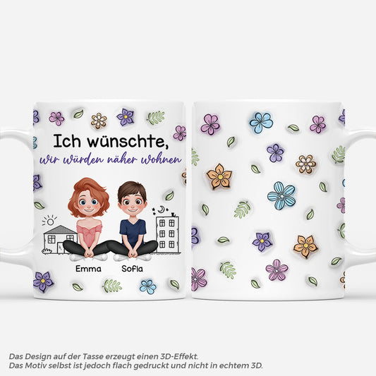 4072MGE1 3d druck effekt ich wunschte wir wurden naher wohnen cartoon personalisierte tasse fur beste freunde 4072M_86be330a 452a 44ec 8b65 8d6890c49f36