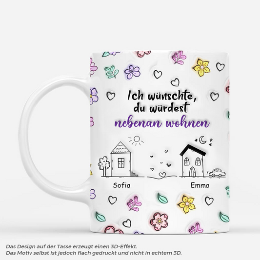 4081MGE1 3d druck effekt ich wunschte wir wurden naher wohnen blumen personalisierte tasse fur beste freunde 4081M9H5F_jpg