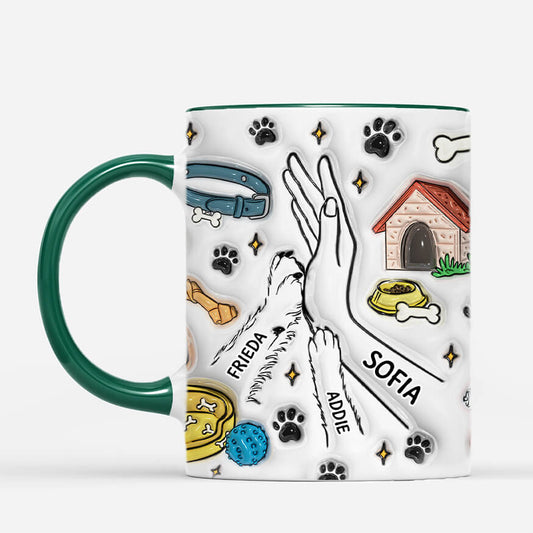4082MGE2 3d druck effekt high five personalisierte tasse hund_ 4082MKK5C_4c033e61 94c4 4a54 a99b d7ca7f87baaa