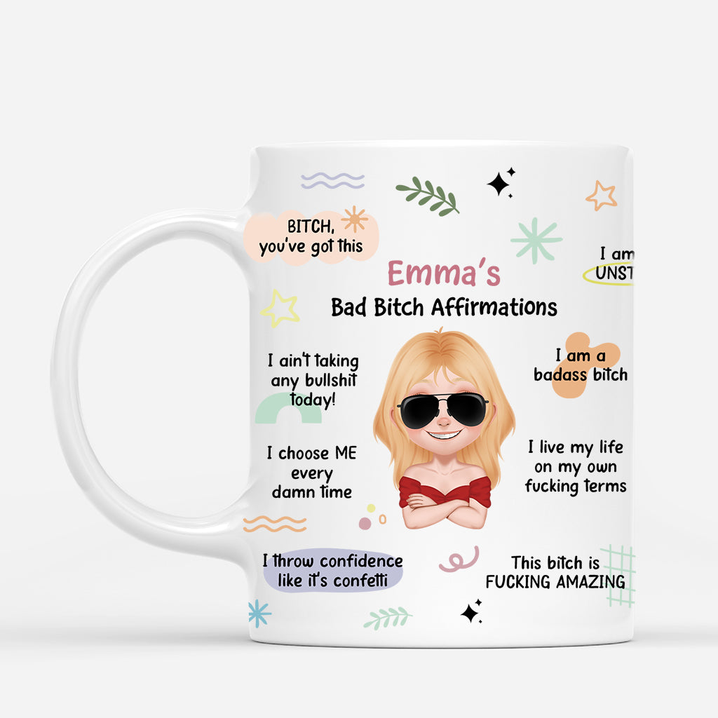 4097MGE2 selbstbewusste frau lustige tasse fur frauen personalisiert 4097M5H8A