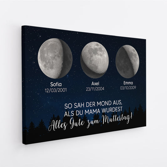 4105CGE3 alles gute zum vatertag mondphasen personalisierte leinwand papa 4105C8B5B