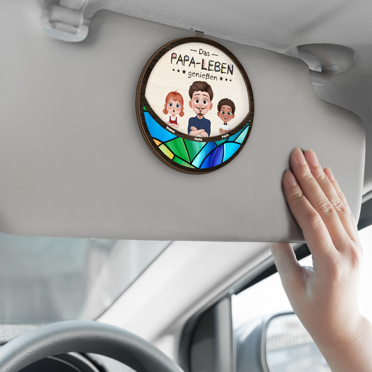 4106GGE2 das mama leben geniessen personalisierter auto visier clip fur mamas 4106GKN0A