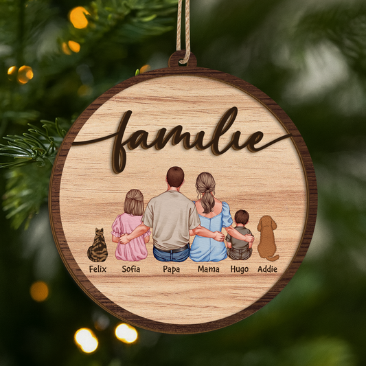 4130OGE1 familie personalisierte 2 schicht holz ornamente weihnachten 4130O6T5A_d23e6dc5 9912 4d4d aa96 bbc503d35a2b