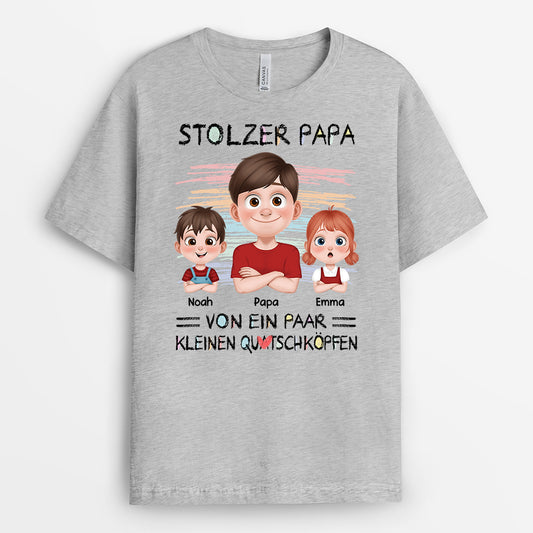 4137AGE2 stolze mama von kleinen quatschkopfen mama t shirt personalisiert 4137AKQ0A