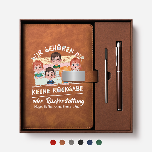 4143MGE1 ich gehore dir keine ruckgabe keine erstattung personalisiertes geschenk uv druck notizbuch mit stift papamama 4143mott5a