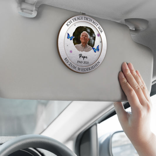 4178GGE2 ich trage dich mit mir personalisierter auto visier clip fur mama zur erinnerung mit foto 4178GTL5A