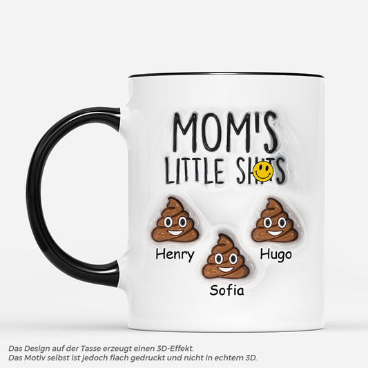 4202MGE2 3d druck effekt mama und kinder frecher spruch personalisierte tasse mama lustig 4202M3T5A