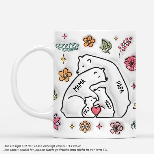 4205MGE1 3d druck effekt familie bar personalisierte tasse familie 4205M8T5I