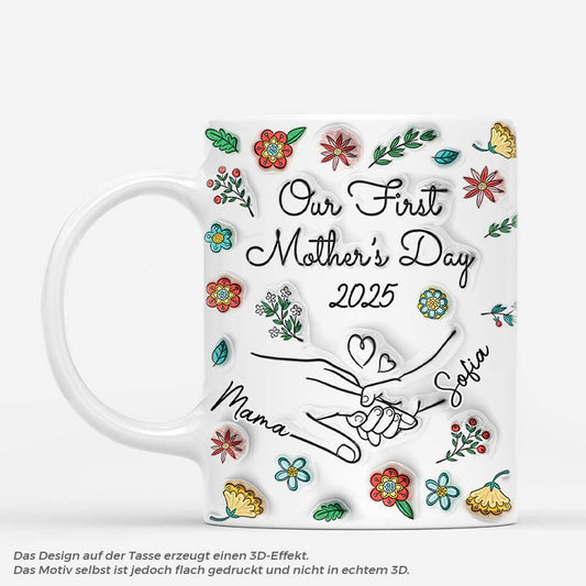 4214MGE1 3d druck effekt unser erster muttertag personalisierte tasse mama_ 4214M3T5A