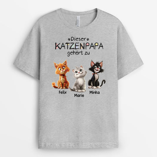4222AGE2 diese katzenmama gehort zu buntstifte katzen t shirt personalisiert 4222A8Q5D