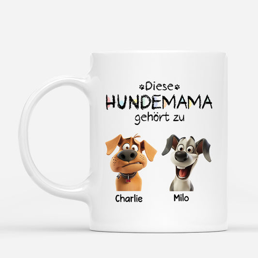 4222MGE1 diese hundemama gehort zu personalisierte tasse hund_ cartoon buntstifte 4222M8Q5C_109426de 9b41 4f27 a24e 3bb41b749173